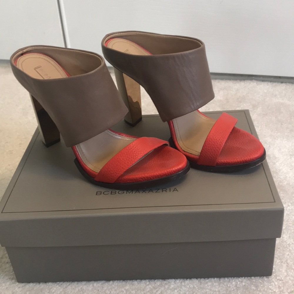 Bcbg Color Block Leather Sandal - image 1